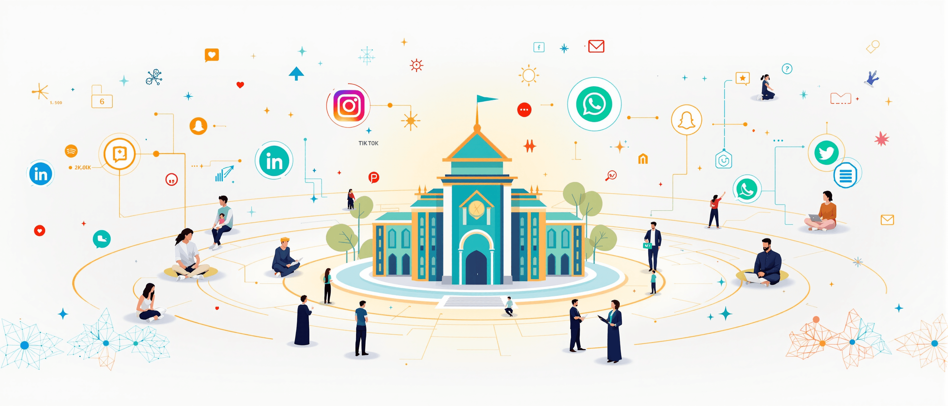 بناء مجتمع الطلاب من خلال التفاعل على وسائل التواصل الاجتماعي