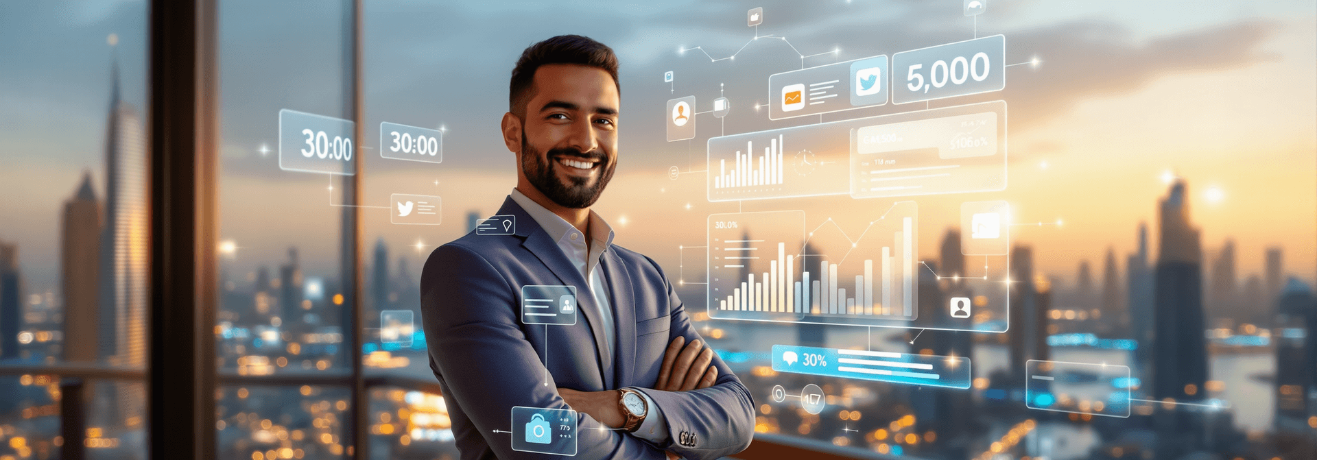 وسائل التواصل الاجتماعي الفعالة من حيث الوقت للمهنيين الخليجيين