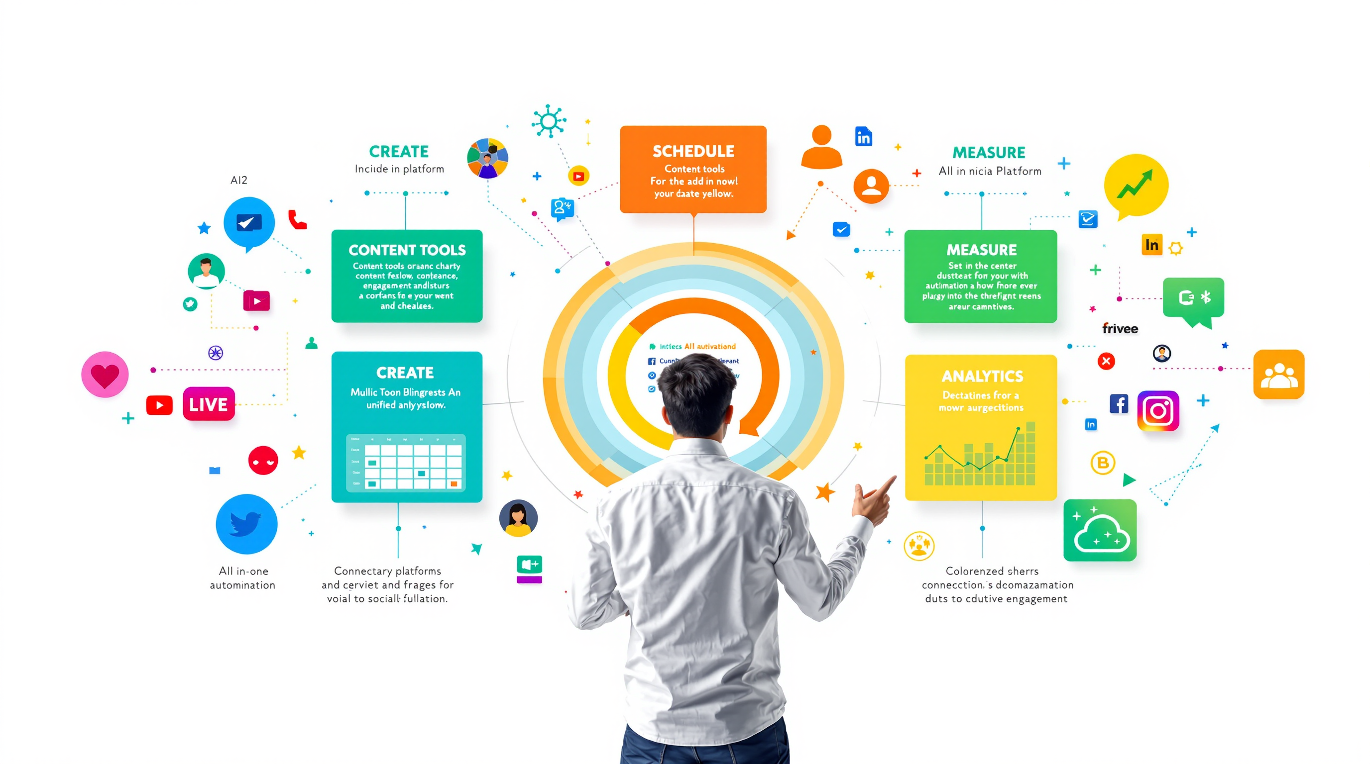 Create Schedule Measure Social Success All in One Platform