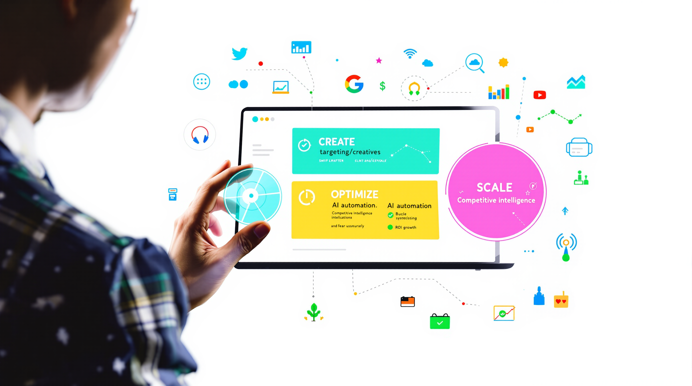 Create, optimize & scale advertising success all in one platform