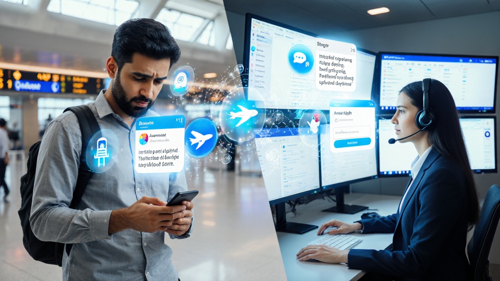 Real-time customer service and travel updates