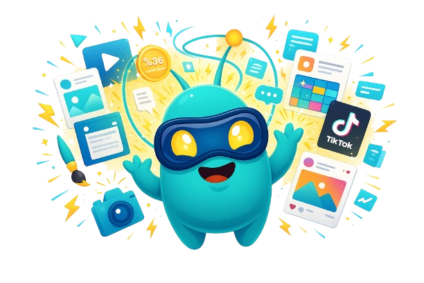 Fill your content pipeline instantly with videos, images & copy that converts