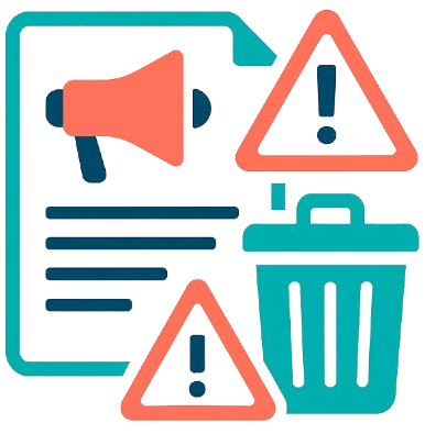 Posting without purpose leads to wasted resources